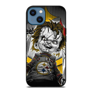 PITTSBURGH STEELERS CHUCKY DOLL iPhone 14 Case Cover PITTSBURGH STEELERS CHUCKY DOLL iPhone 14 Case Cover