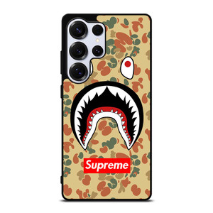 BAPE CAMO SHARK SUPREME Samsung Galaxy S25 Ultra Case Cover BAPE CAMO SHARK SUPREME Samsung Galaxy S25 Ultra Case Cover