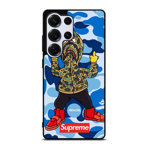 BATHING APE SUPREME SHARK CAMO Samsung Galaxy S25 Ultra Case Cover BATHING APE SUPREME SHARK CAMO Samsung Galaxy S25 Ultra Case Cover