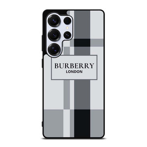 BURBERRY LONDON LOGO GREY Samsung Galaxy S25 Ultra Case Cover