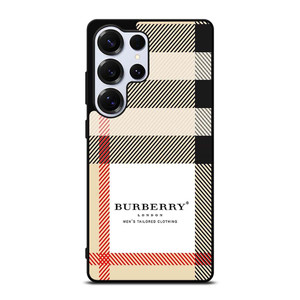 BURBERRY LONDON PATTERN LOGO Samsung Galaxy S25 Ultra Case Cover BURBERRY LONDON PATTERN LOGO Samsung Galaxy S25 Ultra Case Cover