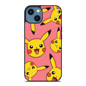 POKEMON SMILING PIKACHU PINK iPhone 14 Case Cover POKEMON SMILING PIKACHU PINK iPhone 14 Case Cover