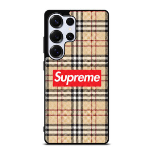 BURBERRY X SUPREME Samsung Galaxy S25 Ultra Case Cover BURBERRY X SUPREME Samsung Galaxy S25 Ultra Case Cover