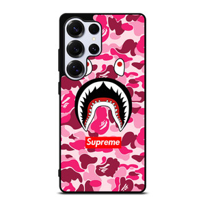 CAMO BATHING APE SUPREME PINK Samsung Galaxy S25 Ultra Case Cover CAMO BATHING APE SUPREME PINK Samsung Galaxy S25 Ultra Case Cover