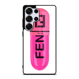 FENDI LOGO 100 MG PINK DRUG ICON Samsung Galaxy S25 Ultra Case Cover FENDI LOGO 100 MG PINK DRUG ICON Samsung Galaxy S25 Ultra Case Cover