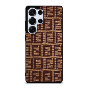 FENDI PATTERN LOGO BROWN Samsung Galaxy S25 Ultra Case Cover FENDI PATTERN LOGO BROWN Samsung Galaxy S25 Ultra Case Cover