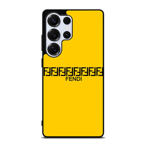 FENDI ROMA LOGO YELLOW Samsung Galaxy S25 Ultra Case Cover FENDI ROMA LOGO YELLOW Samsung Galaxy S25 Ultra Case Cover