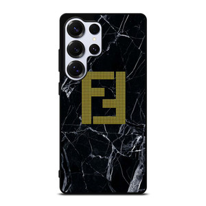 FENDY EMBLEM BLACK MARBLE Samsung Galaxy S25 Ultra Case Cover FENDY EMBLEM BLACK MARBLE Samsung Galaxy S25 Ultra Case Cover