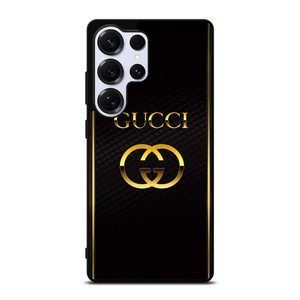 GUCCI LOGO BLACK GOLD Samsung Galaxy S25 Ultra Case Cover GUCCI LOGO BLACK GOLD Samsung Galaxy S25 Ultra Case Cover