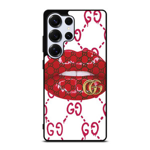 GUCCI LOGO LIPS RED WHITE ICON Samsung Galaxy S25 Ultra Case Cover GUCCI LOGO LIPS RED WHITE ICON Samsung Galaxy S25 Ultra Case Cover