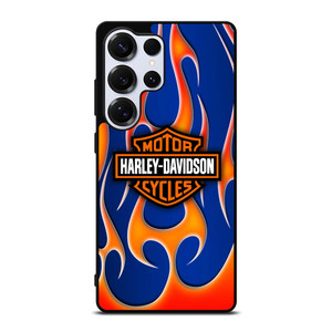 HARLEY DAVIDSON BLUE FLAME LOGO Samsung Galaxy S25 Ultra Case Cover HARLEY DAVIDSON BLUE FLAME LOGO Samsung Galaxy S25 Ultra Case Cover