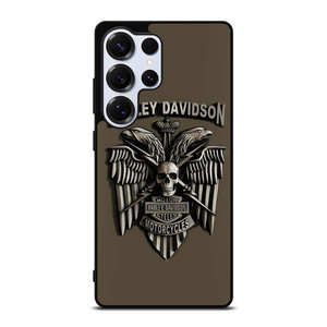 HARLEY DAVIDSON MOTORCYCLES LOGO METAL Samsung Galaxy S25 Ultra Case Cover HARLEY DAVIDSON MOTORCYCLES LOGO METAL Samsung Galaxy S25 Ultra Case Cover
