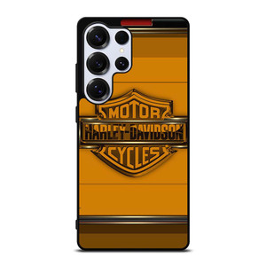 HARLEY DAVIDSON MOTORCYCLES LOGO YELLOW Samsung Galaxy S25 Ultra Case Cover HARLEY DAVIDSON MOTORCYCLES LOGO YELLOW Samsung Galaxy S25 Ultra Case Cover