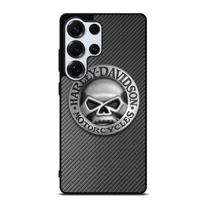 HARLEY DAVIDSON MOTORCYCLES SKULL LOGO CARBON Samsung Galaxy S25 Ultra Case Cover HARLEY DAVIDSON MOTORCYCLES SKULL LOGO CARBON Samsung Galaxy S25 Ultra Case Cover