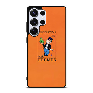 HERMES LOUIS VUITTON LV LOGO MONOPOLI ICON Samsung Galaxy S25 Ultra Case Cover HERMES LOUIS VUITTON LV LOGO MONOPOLI ICON Samsung Galaxy S25 Ultra Case Cover