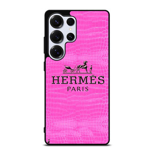 HERMES PARIS LOGO PINK LEATHER Samsung Galaxy S25 Ultra Case Cover HERMES PARIS LOGO PINK LEATHER Samsung Galaxy S25 Ultra Case Cover