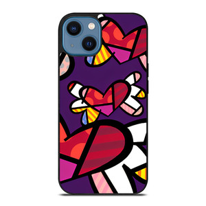 ROMERO BRITTO LOVE BUTTERFLY iPhone 14 Case Cover ROMERO BRITTO LOVE BUTTERFLY iPhone 14 Case Cover