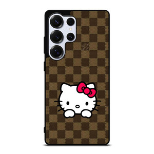 LOUIS VUITTON LOGO LV PATTERN HELLO KITTY Samsung Galaxy S25 Ultra Case Cover