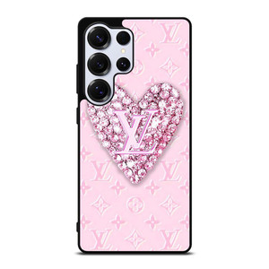 LOUIS VUITTON LOGO PINK HEART DIAMOND Samsung Galaxy S25 Ultra Case Cover LOUIS VUITTON LOGO PINK HEART DIAMOND Samsung Galaxy S25 Ultra Case Cover