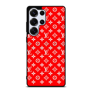 LOUIS VUITTON LV LOGO RED PATTERN Samsung Galaxy S25 Ultra Case Cover LOUIS VUITTON LV LOGO RED PATTERN Samsung Galaxy S25 Ultra Case Cover
