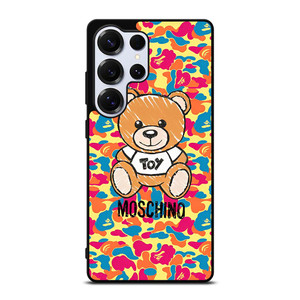 MOSCHINO X BAPE CAMO Samsung Galaxy S25 Ultra Case Cover MOSCHINO X BAPE CAMO Samsung Galaxy S25 Ultra Case Cover