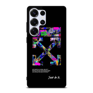 OFF WHITE LOGO JUST DO IT NIKE Samsung Galaxy S25 Ultra Case Cover OFF WHITE LOGO JUST DO IT NIKE Samsung Galaxy S25 Ultra Case Cover