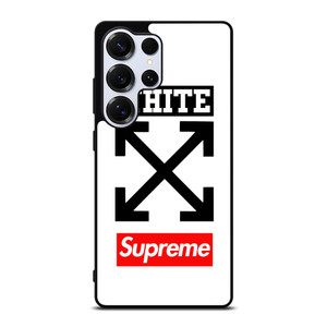 OFF WHITE SUPREME LOGO Samsung Galaxy S25 Ultra Case Cover