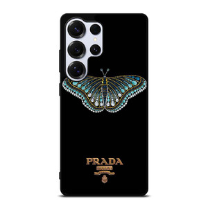 PRADA LOGO DIAMOND BUTTERFLY Samsung Galaxy S25 Ultra Case Cover