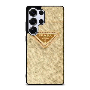 PRADA LOGO GOLD Samsung Galaxy S25 Ultra Case Cover