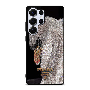 PRADA MILANO LOGO DIAMOND SWAN Samsung Galaxy S25 Ultra Case Cover PRADA MILANO LOGO DIAMOND SWAN Samsung Galaxy S25 Ultra Case Cover
