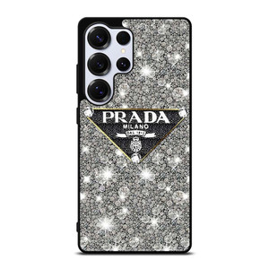 PRADA MILANO LOGO ON DIAMOND Samsung Galaxy S25 Ultra Case Cover