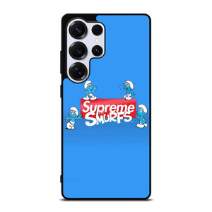 SUPREME AND THE SMURFS Samsung Galaxy S25 Ultra Case Cover SUPREME AND THE SMURFS Samsung Galaxy S25 Ultra Case Cover