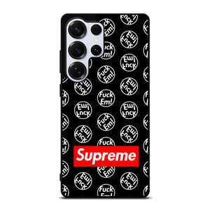 SUPREME FUCK EM Samsung Galaxy S25 Ultra Case Cover SUPREME FUCK EM Samsung Galaxy S25 Ultra Case Cover