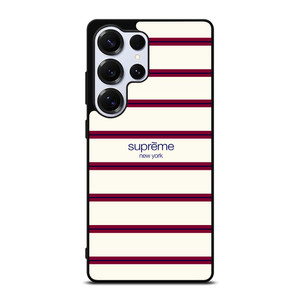 SUPREME NEW YORK RED STRIPE Samsung Galaxy S25 Ultra Case Cover SUPREME NEW YORK RED STRIPE Samsung Galaxy S25 Ultra Case Cover