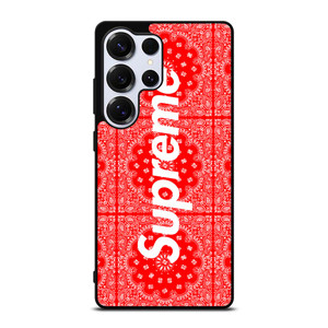 SUPREME RED BANDANA Samsung Galaxy S25 Ultra Case Cover SUPREME RED BANDANA Samsung Galaxy S25 Ultra Case Cover