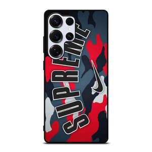 SUPREME X NIKE RED CAMO Samsung Galaxy S25 Ultra Case Cover SUPREME X NIKE RED CAMO Samsung Galaxy S25 Ultra Case Cover