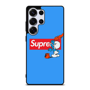 SUPREME X THE SMURFS Samsung Galaxy S25 Ultra Case Cover SUPREME X THE SMURFS Samsung Galaxy S25 Ultra Case Cover