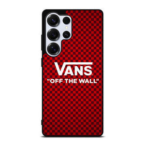 VANS OFF THE WALL RED CARBON Samsung Galaxy S25 Ultra Case Cover VANS OFF THE WALL RED CARBON Samsung Galaxy S25 Ultra Case Cover