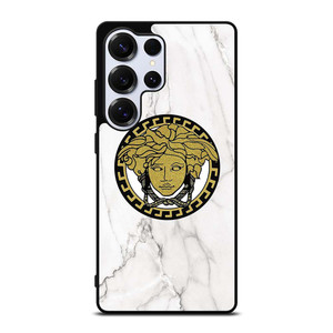 VERSACE GOLDEN LOGO ICON MARBLE Samsung Galaxy S25 Ultra Case Cover
