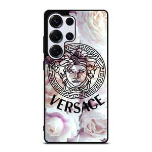 VERSACE LOGO ICON WHITE ROSE Samsung Galaxy S25 Ultra Case Cover VERSACE LOGO ICON WHITE ROSE Samsung Galaxy S25 Ultra Case Cover