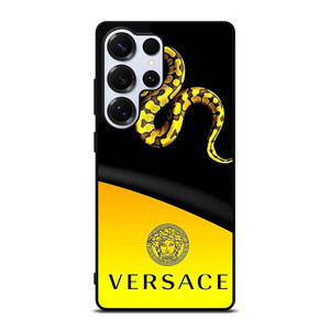 VERSACE LOGO SNAKE ICON YELLOW Samsung Galaxy S25 Ultra Case Cover VERSACE LOGO SNAKE ICON YELLOW Samsung Galaxy S25 Ultra Case Cover