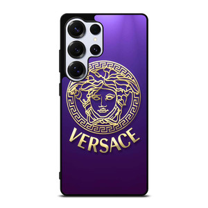 VERSACE SILVER VIOLET LOGO Samsung Galaxy S25 Ultra Case Cover VERSACE SILVER VIOLET LOGO Samsung Galaxy S25 Ultra Case Cover