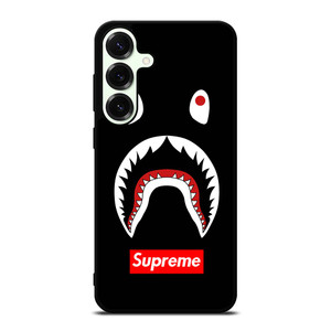 BAPE CAMO SHARK SUPREME BLACK Samsung Galaxy S25 Plus Case Cover BAPE CAMO SHARK SUPREME BLACK Samsung Galaxy S25 Plus Case Cover