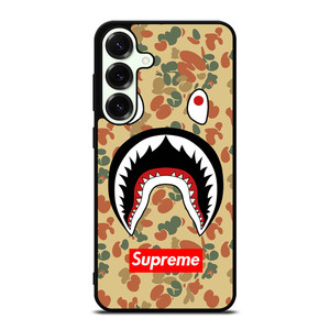 BAPE CAMO SHARK SUPREME Samsung Galaxy S25 Plus Case Cover BAPE CAMO SHARK SUPREME Samsung Galaxy S25 Plus Case Cover