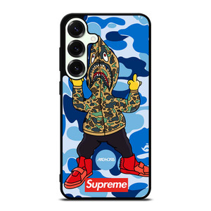 BATHING APE SUPREME SHARK CAMO Samsung Galaxy S25 Plus Case Cover BATHING APE SUPREME SHARK CAMO Samsung Galaxy S25 Plus Case Cover