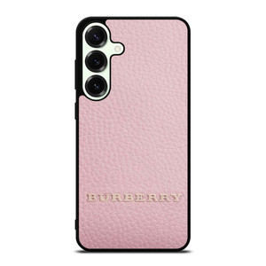 BURBERRY LOGO ON PINK LEATHER Samsung Galaxy S25 Plus Case Cover BURBERRY LOGO ON PINK LEATHER Samsung Galaxy S25 Plus Case Cover