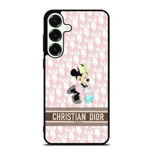 CHRISTIAN DIOR PARIS PINK MINNIE MOUSE DISNEY Samsung Galaxy S25 Plus Case Cover CHRISTIAN DIOR PARIS PINK MINNIE MOUSE DISNEY Samsung Galaxy S25 Plus Case Cover