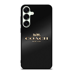 COACH NEW YORK GOLDEN LOGO Samsung Galaxy S25 Plus Case Cover COACH NEW YORK GOLDEN LOGO Samsung Galaxy S25 Plus Case Cover
