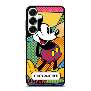 COACH NEW YORK MICKEY MOUSE ROMERO BRITTO Samsung Galaxy S25 Plus Case Cover COACH NEW YORK MICKEY MOUSE ROMERO BRITTO Samsung Galaxy S25 Plus Case Cover