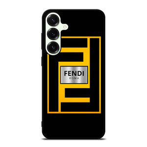FENDI ROMA YELLOW LOGO Samsung Galaxy S25 Plus Case Cover FENDI ROMA YELLOW LOGO Samsung Galaxy S25 Plus Case Cover